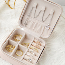 Single Layer Storage Box Ladies Travel Leather Jewelry Box