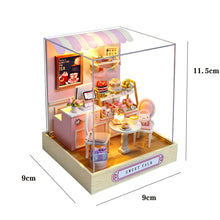 Mini DIY Flower House Handmade 3D Puzzle Assembly Building Toys
