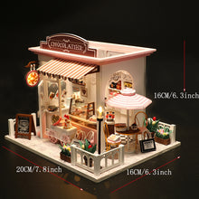 Mini DIY Flower House Handmade 3D Puzzle Assembly Building Toys