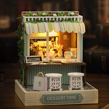 Mini DIY Flower House Handmade 3D Puzzle Assembly Building Toys