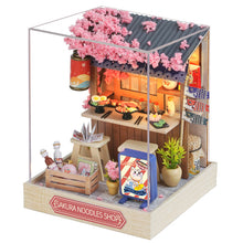 Mini DIY Flower House Handmade 3D Puzzle Assembly Building Toys