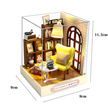 Mini DIY Flower House Handmade 3D Puzzle Assembly Building Toys