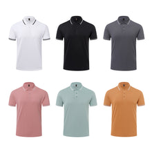 Men's Polo Shirt Summer Lapel Short Sleeve Business Casual T-shirt