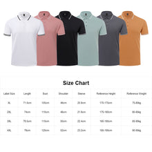 Men's Polo Shirt Summer Lapel Short Sleeve Business Casual T-shirt