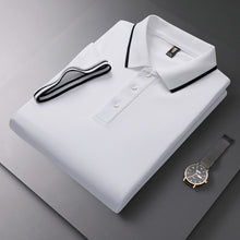 Men's Polo Shirt Summer Lapel Short Sleeve Business Casual T-shirt
