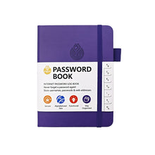 Hardcover Password Keeper Book with Alphabetical Tabs