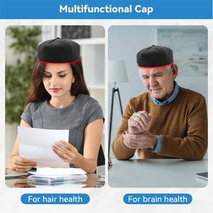 Red Light Therapy Device Hat Near Infrared LED Treatment Helmet for Hair Growth