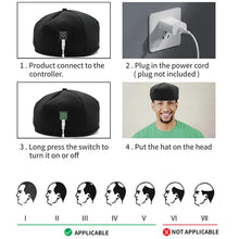 Red Light Therapy Device Hat Near Infrared LED Treatment Helmet for Hair Growth