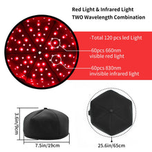 Red Light Therapy Device Hat Near Infrared LED Treatment Helmet for Hair Growth