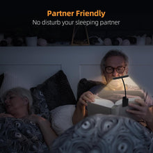 14 LEDs Book Light USB Rechargeable Flexible Easy Clip Reading Light
