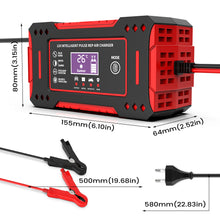 6A 12V LCD Display Intelligent Car Battery Charging Unit