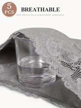 5pcs Women's High-Waisted Tummy Control Briefs