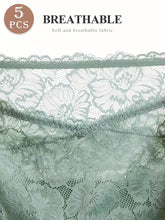 5pcs Women's High-Waisted Tummy Control Briefs