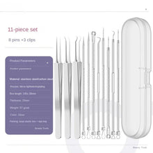 11pcs Acne Pimples Blackhead Remover Clip Facial Cleaner