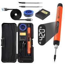USB Soldering Iron Temperature Adjustable Mini Soldering Iron Set