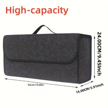 Anti Slip Compartment Boot Storage Organizer Car Storage Bag