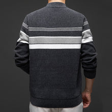 Warm Thickened Stretch Knit Men's Half-Zip Sweater