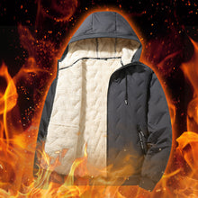 Men's Heavyweight Hooded Windproof Winter Jacket