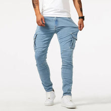 Men's Skinny Jeans Stretch Work Pants with Slim Fit