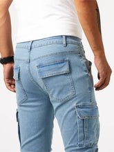 Men's Skinny Jeans Stretch Work Pants with Slim Fit