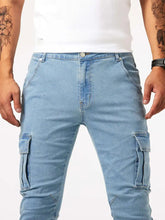 Men's Skinny Jeans Stretch Work Pants with Slim Fit