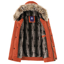 Relaxed Fit Hooded Zipper Coat Men's Bomber Jacket