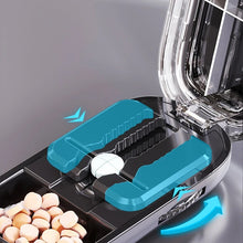 Portable Drug Tablet Medicine Dustproof Divider Organizer Crusher Pill Cutter