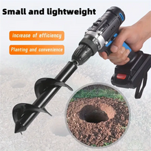 Garden Auger Spiral Drill Bit With 3/8" Hex Drive Drill