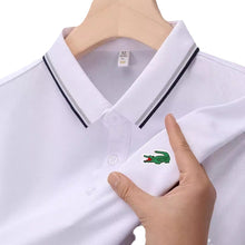 3pcs Men's Short Sleeve Shirts with Crocodile Logo