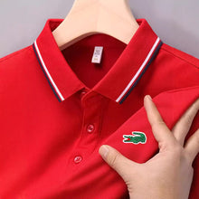 3pcs Men's Short Sleeve Shirts with Crocodile Logo