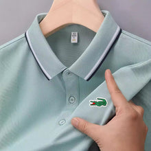 3pcs Men's Short Sleeve Shirts with Crocodile Logo