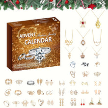 2025 Christmas Advent Calendar 24-Day Countdown Jewelry Set