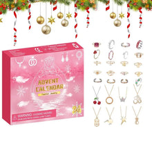 2025 Christmas Advent Calendar 24-Day Countdown Jewelry Set