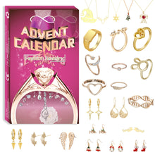 2025 Christmas Advent Calendar 24-Day Countdown Jewelry Set
