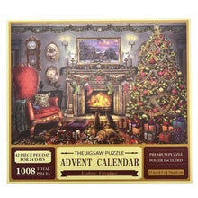 2025 Christmas Advent Calendar 24-Day Countdown Jigsaw Puzzle Set