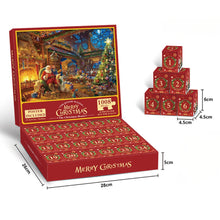 2025 Christmas Advent Calendar 24-Day Countdown Jigsaw Puzzle Set