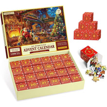 2025 Christmas Advent Calendar 24-Day Countdown Jigsaw Puzzle Set