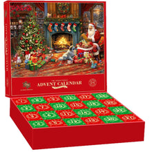 2025 Christmas Advent Calendar 24-Day Countdown Jigsaw Puzzle Set