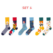 3 Pair AB Asymmetric Trend Ins Medium Socks