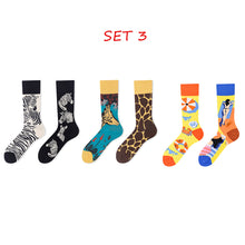 3 Pair AB Asymmetric Trend Ins Medium Socks