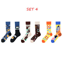 3 Pair AB Asymmetric Trend Ins Medium Socks