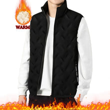 Men's Puffer Quilted Down Vest Warm Winter Sleeveless Padded Coat Gilet