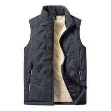 Men's Puffer Quilted Down Vest Warm Winter Sleeveless Padded Coat Gilet