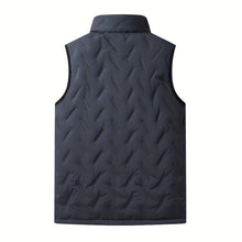 Men's Puffer Quilted Down Vest Warm Winter Sleeveless Padded Coat Gilet