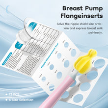Electric Breast Pumps Nipple Tunnel Narrow Connector Silicone Flange Inserts