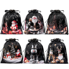 12pcs Reusable Christmas Party Favors Gift Bags