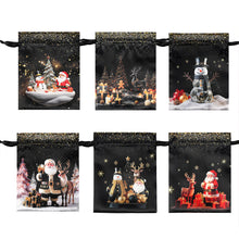 12pcs Reusable Christmas Party Favors Gift Bags