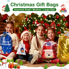 60pcs Christmas Drawstring Gift Bags