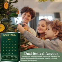 Advent Christmas Calendars 24-Day 2D Acrylic Iconic Tank Ornament Calendar