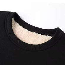 Men's Winter Solid Color Warm Round Neck Long-sleeved Thermal Underwear